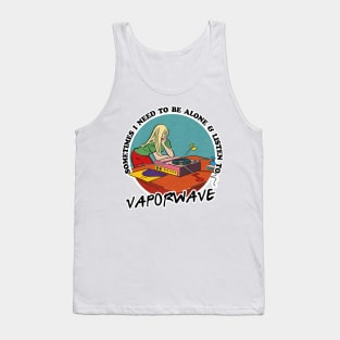 Vaporwave / Music Obsessive Fan Design Tank Top